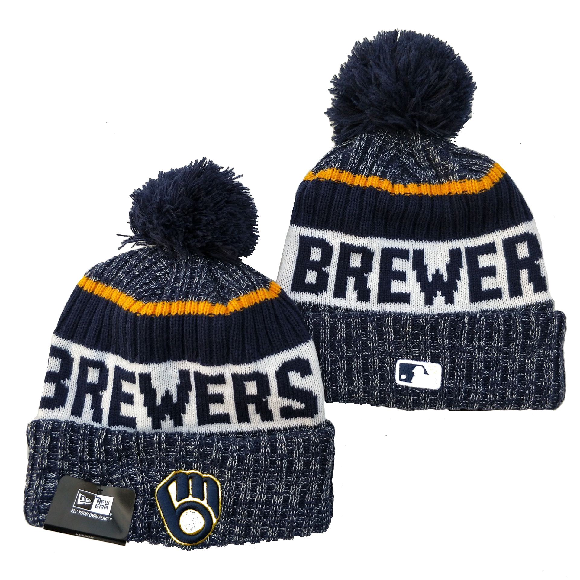 Milwaukee Brewers Knit Hats 001